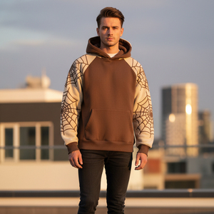 Sudadera con Capucha Personalizada con Logotipo de Telaraña, Estilo Harajuku, Hip Hop, Unisex, de Forro Polar Grueso para Invierno, con Estampado Digital - Product Image 5