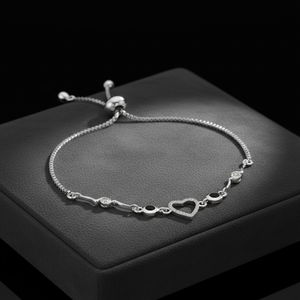 Magnifique bracelet en argent sterling 925 avec chaîne à maillons en diamant pour femmes, bijoux délicats et fins, finition miroir brillante, tendance moderne, cadeau - Product Image 3