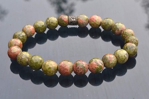 Bracelet de guérison en diamant à facettes, 8mm, asymétrique, en cristal naturel, pierres Chakra, Reiki - Product Image 4