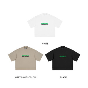 เสื้อยืดโอเวอร์ไซส์ทรงครอป แขนสั้น คอกลม พิมพ์ลาย สไตล์ลำลอง สตรีทแวร์ สำหรับผู้ชาย - Product Image 2