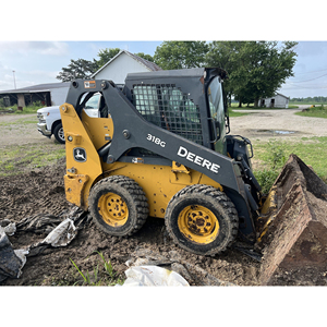 Chargeuse sur pneus John Deere d'occasion, moteur puissant, équipement de construction polyvalent - Product Image 2