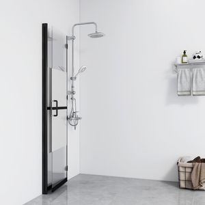 Paroi de douche pliante en verre ESG semi-frosted 43,3''x74,8'' - Product Image 3
