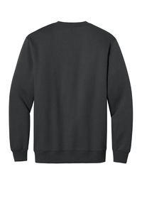 Sweat-shirt à col rond pour homme, 100% coton, couleur unie, coupe classique, pull décontracté, doublure polaire pour l'hiver, anti-rétrécissement - Product Image 4