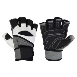 Custom Logo Weightlifting Gloves Manufacturer with Silicone Grip Palm, Breathable Back and Adjustable Wrist Support for Brands - Product Image 1