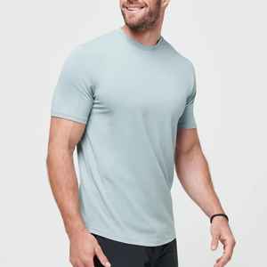 T-shirt de sport 100% coton véritable, respirant et confortable, de haute qualité, vêtements de fitness, nouvelle arrivée, t-shirt de sport à bas prix, qualité supérieure. - Product Image 1