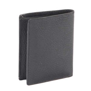 Nouvel Arrivage Royaa Portefeuille Fonctionnel Unisexe en Cuir Véritable Pleine Fleur Noir, Petit Format Allongé, Fermeture Ouverte, Polyester, Tendance Standard - Product Image 2