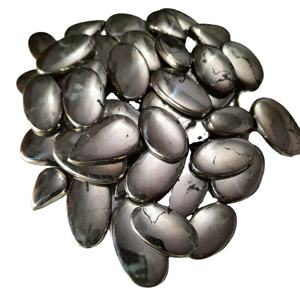 ที่มีคุณภาพสูงได้รับการรับรอง IGI หินควอตซ์หลวมคริสตัลพลอยธรรมชาติสีทองไพไรต์ขัดเรียบเนียนเอฟเฟกต์แสงสำหรับเครื่องประดับ - Product Image 5