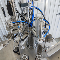 Machine semi-automatique de remplissage et de scellage de tubes en aluminium pour produits de soin de la peau, cirage pour chaussures, peinture