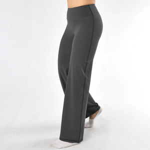 Latest Design 90% Polyester 10% Spandex Knitted Yoga Wear Mid Waist Gym Workout Training Quick Dry Breathable Women's <b>Leggings</b> - Product Image 1