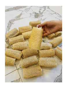 Custom Size Dried Loofah Sponge for Bath Scrubbing Kitchen Cleaning and Gift Packaging - Product Image 1