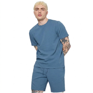 Conjunto Corto para Hombre de Talla Grande, Personalizado con Logotipo, al por Mayor, para Gimnasio y Fitness, Ropa de Verano - Product Image 6