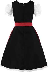 Robe traditionnelle bavaroise Dirndl, tenue allemande Trachten pour l'Oktoberfest, costume folklorique alpin pour femmes - Product Image 4