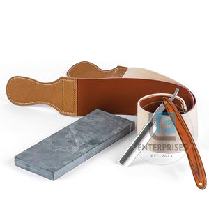 Wholesale High Grade Stainless Steel <b>Straight</b> Shaving <b>Razors</b> with Wood Handle Custom Made for Barber Shops - Product Image 4