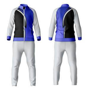 Survêtement de football intégral zippé pour grandes tailles, personnalisable avec nom et logo, manches longues, pantalon, tailles étendues disponibles - Product Image 1