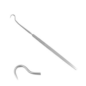 Aguja de Ligadura de 15 cm con Gancho Curvo, Instrumento Quirúrgico de Acero Inoxidable, Herramienta Médica Quirúrgica de Alta Precisión - Product Image 2