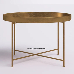 Table basse de salon moderne très demandée, en métal et verre, de forme rectangulaire, écologique, facile à installer - Product Image 5