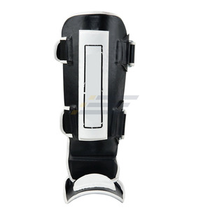 Protège-tibias et protège-pieds en cuir de vachette véritable pour MMA, Kickboxing, Muay Thai et Boxe - Product Image 5