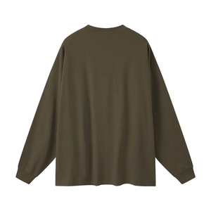 Sudadera Personalizada con Cuello Redondo y Lavado Ácido para Hombre y Mujer, Estilo Vintage Oversize, 100% Algodón, Primavera, OEM ODM - Product Image 2