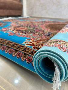 Premium Handmade Pure Silk Rug Modern Intricate Hand Knotted Designer <b>Carpet</b> Washable Non Slip Floor <b>Covering</b> for Home Office - Product Image 4