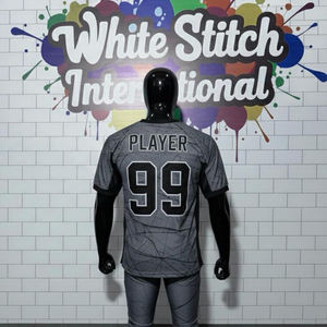 Uniforme de Fútbol Americano Retro del Club 0708 al por Mayor, Jersey de Fútbol de Manga Corta Transpirable de Alta Calidad 100% Poliéster - Product Image 2