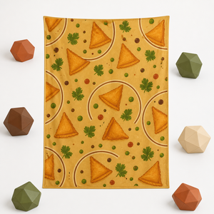 Custom Printed <b>Throw</b> Blanket Aardvark Grapefruit Ukulele Discus Dugong Samosa Sublimation Flannel Fleece Polyester - Product Image 4