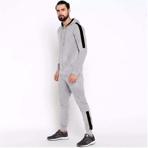 Conjunto Deportivo de Invierno 2026 con Logotipo Personalizado, Camiseta Casual y Pantalones con Capucha para Hombre, 100% Algodón de Alta Calidad, Dos Piezas, Tallas Grandes, Ecológico - Product Image 1