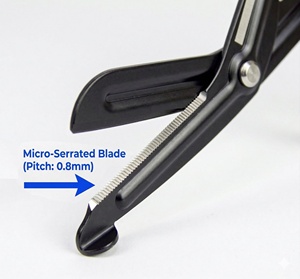 Medical Trauma Shears 7.5" – Japanese 420J2 Stainless Steel Bandage <b>Scissors</b>, Non-Stick Blade, EMT Nurse Utility <b>Scissors</b>, Made - Product Image 2