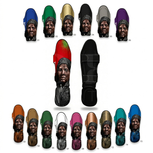 Protège-tibias de Muay Thai à motif imprimé intégral pour entraînement professionnel, unisexe, pour Taekwondo, Kickboxing, MMA, Arts Martiaux - Product Image 1