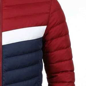 Puffer Jackets Wholesale Custom OEM Printed Puffer Jacket Men Customized Logo Casual Shiny Puffer Jackets <b>Winter</b> for Men - Product Image 5