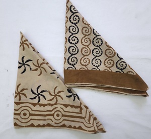 Wholesale Boho Block Print <b>Bandanas</b> Cotton Head Scarf Neck Kerchief Floral Patterns Gift for Her Square Scarves for Hair Scarf - Product Image 1