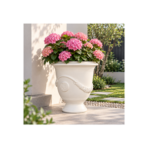 Lightweight Fiberglass Decorative <b>Garden</b> Planter Classic Outdoor <b>Urn</b> Pot Flower Container OEM ODM Custom Design Service - Product Image 1