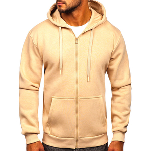 Nouveau style de sweat à capuche zippé pour homme, léger, respirant, à séchage rapide, effet délavé à l'acide, sur mesure, prix de gros - Product Image 1