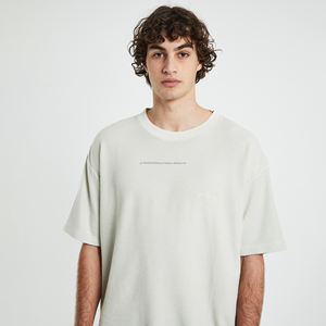 T-shirts pour hommes, manches courtes, col rond, 100% coton, décontractés, respirants, avec logo et couleur personnalisés - Product Image 3