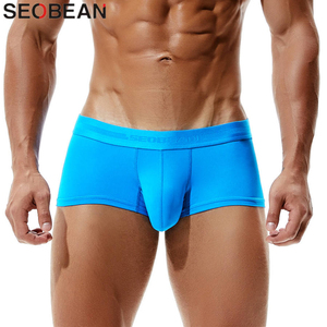 <b>Custom</b> Men's 100% Cotton Printed Beaded <b>Boxer</b> Briefs Breathable Soft Underwear OEM ODM Private Label Wholesale Manufacturer - Product Image 3
