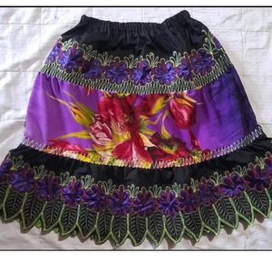 Faldas Bordadas Polinesias Vintage para Mujer, Personalizadas, de Alta Calidad, Ecológicas, 100% Algodón, Ropa de las Islas del Pacífico - Product Image 2