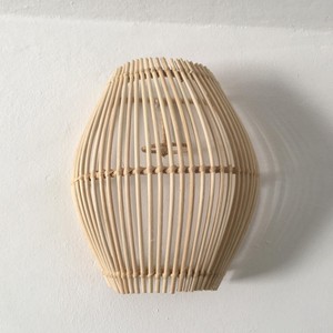 Retro Style Natural Night <b>Light</b> Rattan Bedside Woven Lamp Handwoven Wall Lamps for Bedroom Corridor Balcony - Product Image 3