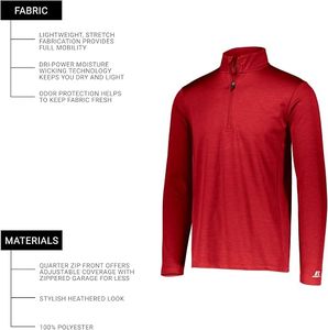 Men Sports <b>Long</b> <b>Sleeve</b> Shirts Half Zip Sweatshirt Fitness Jogging <b>Tops</b> Breathable <b>Training</b> Compression Running 100% Polyester - Product Image 3