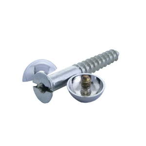 Tornillo de latón de cabeza redonda con cubierta decorativa para paneles de vidrio y soluciones de fijación de espejos - Product Image 5
