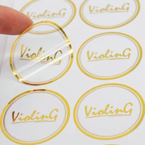 Custom Personalized Eco-friendly Luxury Digital Printed <b>Waterproof</b> Vinyl BOPP Adhesive <b>Stickers</b> Individual Die Cut Transparent - Product Image 3