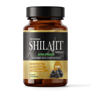 Capsule de Shilajit certifiée en gros, exportateur en vrac de qualité supérieure, complément alimentaire puissant, antioxydant - Product Image 2
