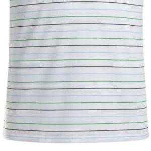 Camiseta Polo Sublimada a Rayas Blancas y Verdes para Hombre, Manga Corta, Estilo Atlético Moderno, Ropa Deportiva Cómoda para Golf y Actividades al Aire Libre - Product Image 6