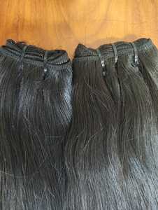 Lots de Cheveux Vierges Indiens de Qualité Supérieure, Tissage Double à la Machine, Cheveux Naturels Raides Noirs - Product Image 4