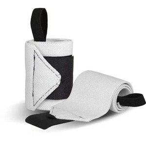 Bandes de poignet en néoprène bleues, fermeture Velcro réglable, sangles de musculation unisexes - Product Image 5