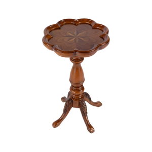 Traditional Look Wooden Coffee <b>Table</b> With Tapered Base <b>Round</b> Top Living Room Furniture Customized <b>Side</b> <b>Table</b> - Product Image 4
