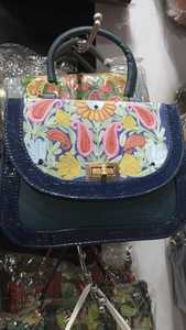 Bolso de mano adornado con diseño clásico, cuentas suaves hechas a mano, trabajo con hilo, bolso de fiesta indio, bolsos de hombro para mujer - Product Image 5