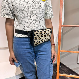 กระเป๋าคาดเอวกระเป๋าคาดลำตัวสำหรับผู้หญิงกระเป๋าคาดลำตัวพิมพ์ลายเสือดาวกระเป๋าคาดเอวทุกที่แพ็คคาดเอวสำหรับเดินเขากลางแจ้ง - Product Image 2