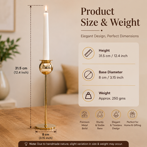 Tall Brass <b>Candle</b> Holder <b>Taper</b> Candlestick Stand Table Decor Home Decoration Wedding Centerpiece Event Decoration Wholesale - Product Image 5