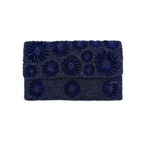 Handcrafted Indian Luxury Casual Daily Fashion Accessory Colorful Glass Beaded Baguette Handle Handbag Durable Traditional Art - Product Image 1