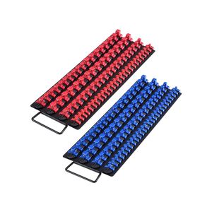 Organizzatore Portatile per Chiavi a Bussola, Set da 2 Pezzi Metrico e SAE, 160 Bussole da 1/4\", 3/8\", 1/2\", Borse Porta Attrezzi - Product Image 4
