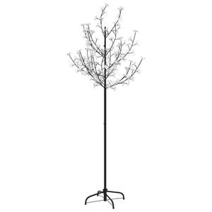 Sapin de Noël LED coloré avec tronc noir, élément décoratif festif - Product Image 3